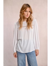 Blouse détails ajourés