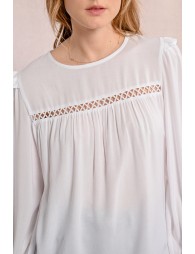 Blouse détails ajourés