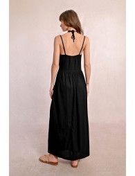 Robe longue asymétrique