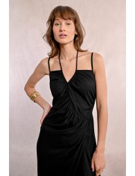 Robe longue asymétrique