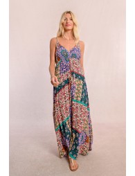 Long printed dress