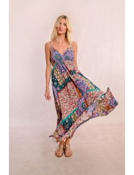 Long printed dress