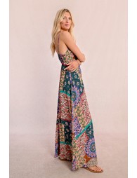 Long printed dress