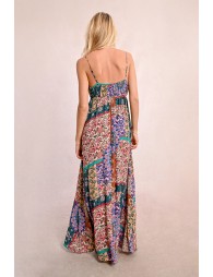 Long printed dress