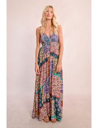 Long printed dress