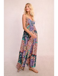 Long printed dress