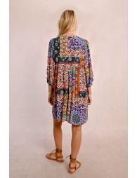 Short dress, paisley print