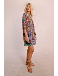 Short dress, paisley print