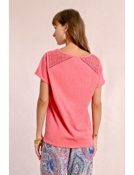 Openwork t-shirt