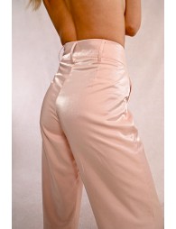 Wide, satin pants