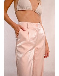 Wide, satin pants