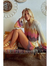 Top crop en crochet