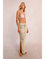 Long crochet skirt