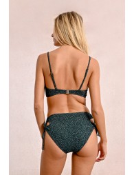 Top de bikini de tirantes escote tiras y lazada