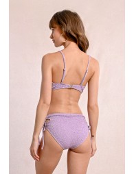 Top de bikini de tirantes escote tiras y lazada