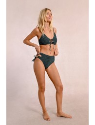 Braguita de bikini con lazada y aberturas