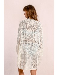 Long cardigan ajouré