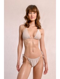 Haut de maillot de bain triangle irisé