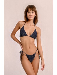 Haut de maillot de bain triangle irisé