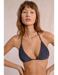 Haut de maillot de bain triangle irisé