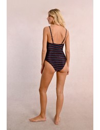 One-piece Lurex swimsuit