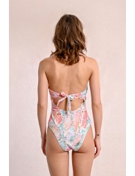 Maillot de bain bustier, avec anneau