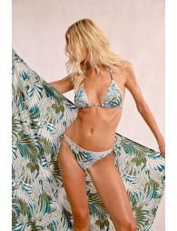 Braguita de bikini con estampado y lazada