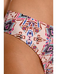 Printed swimsuit bottoms, high waist