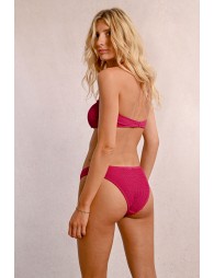 High-cut terrycloth swimsuit bottoms