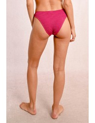 High-cut terrycloth swimsuit bottoms