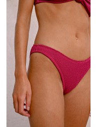 High-cut terrycloth swimsuit bottoms