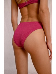 High-cut terrycloth swimsuit bottoms