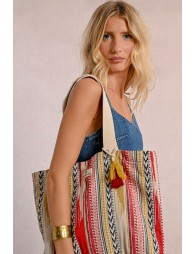 Multicolor tote bag