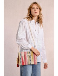 Pochette tressée multico