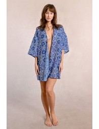 Printed kimono