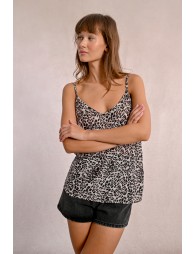 Leopard print camisole