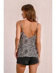 Leopard print camisole