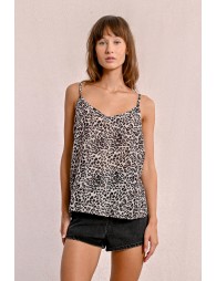 Leopard print camisole