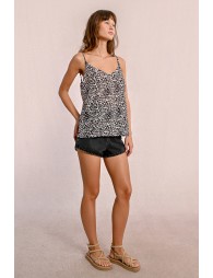 Leopard print camisole