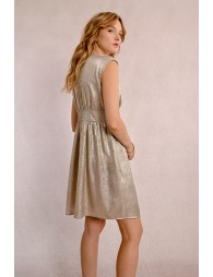 Short satin dress