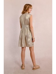 Short satin dress